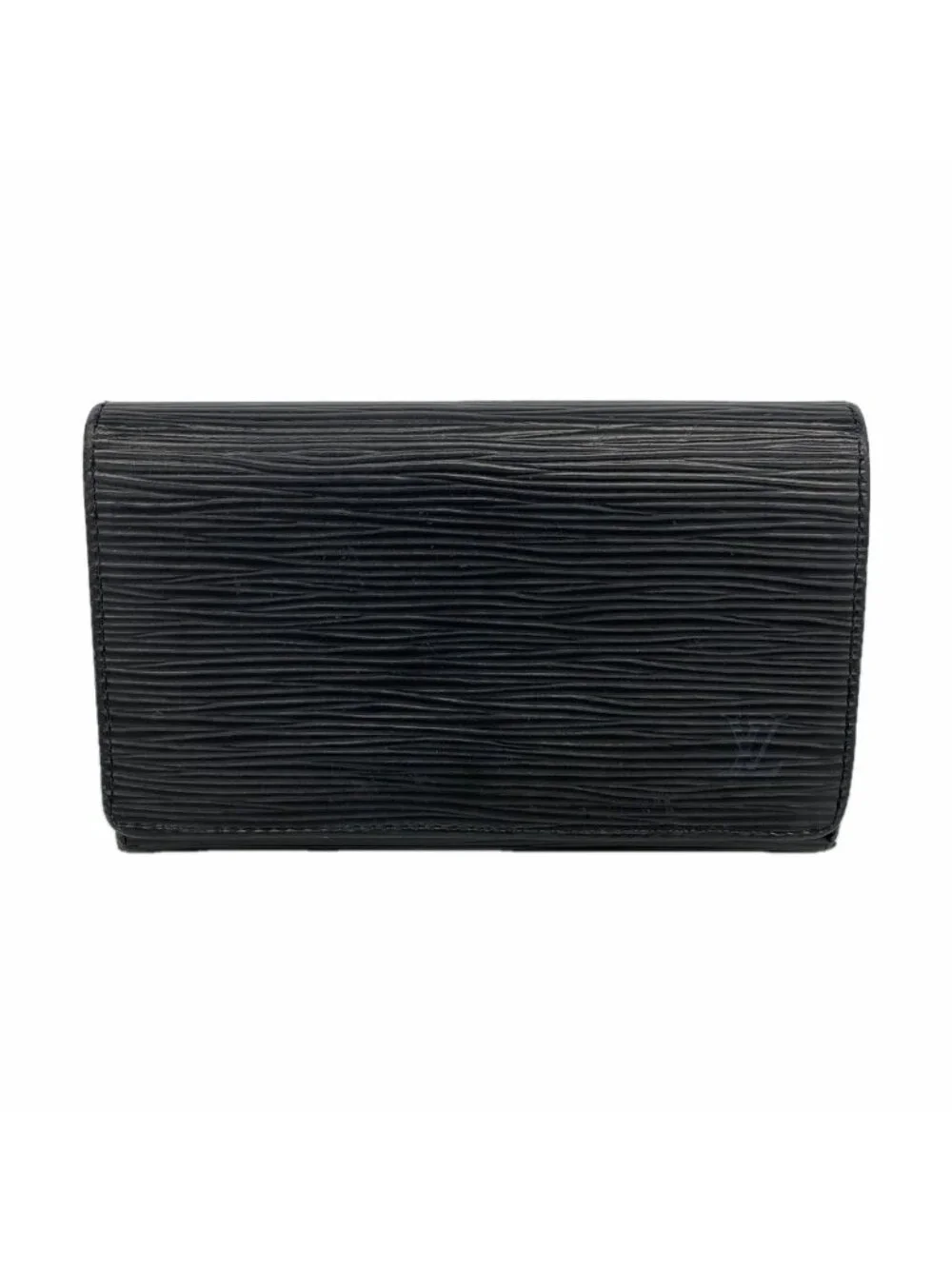 Louis Vuitton Wallet Epi Portefeuille Tresor Noir